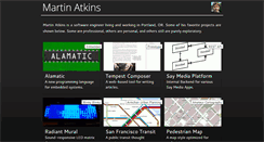 Desktop Screenshot of martin.atkins.me.uk