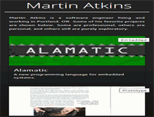Tablet Screenshot of martin.atkins.me.uk